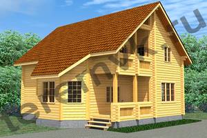 Проект деревянного дома «Д-165-79» 