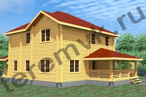 Проект деревянного дома «Д-173-34» 